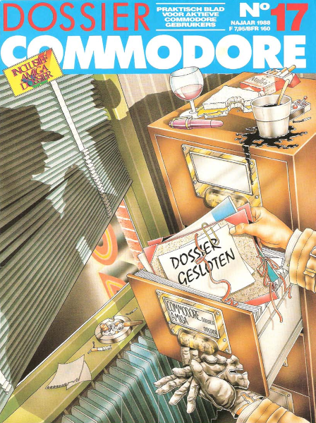 The cover of Commodore Dossier, issue 17.