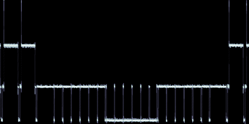 Vertical sync pulse sequence.